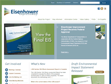 Tablet Screenshot of eisenhowerexpressway.com